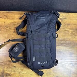 Geigerrig Rigger Black Cordura Tactical Hydration Pack MOLLE Backpack Large